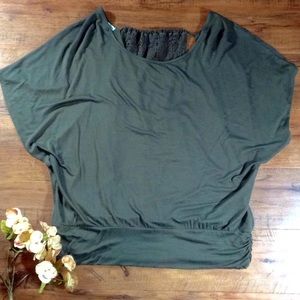 Maurice's Flowy Boho Style Open Back Top NWT!